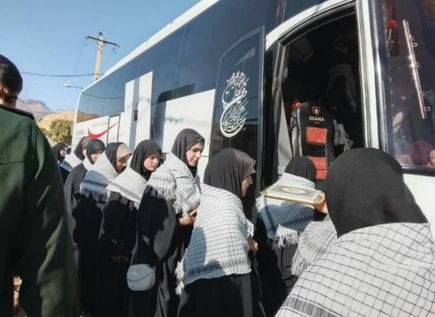 اعزام دانش‌آموزان گرمساری به اردوی راهیان نور