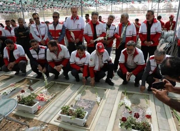 برگزاری مراسم بزرگداشت شهدای امدادگر جنگ ۱۲ روزه