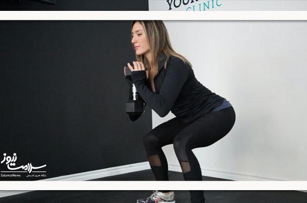 چربی‌سوزی بیشتر با ۱۰ اسکوات؛ توصیه جدید برای کارمندان پشت‌میزنشین