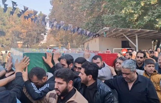 ورود پیکرهای مطهر شهدای گمنام به مصلی کرج