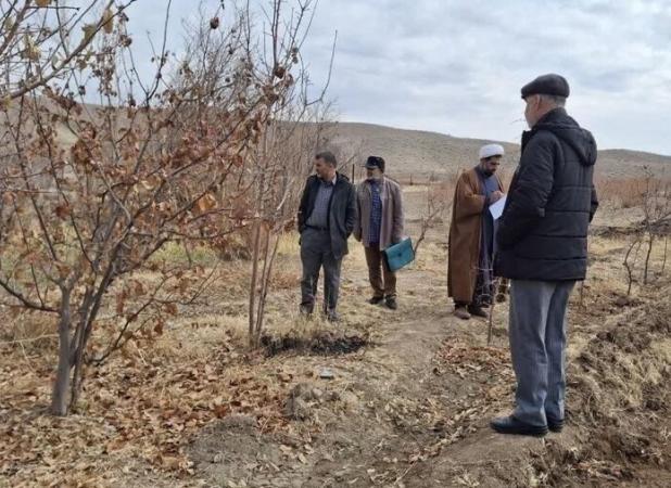 وقف سه قطعه زمین کشاورزی در شهرستان خوسف