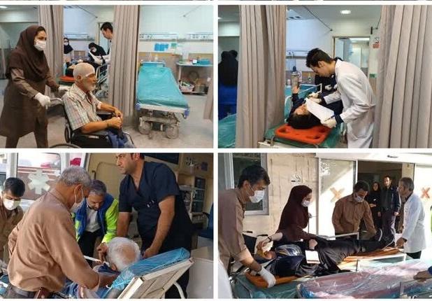 خواب آلودگی راننده موجب انحراف اتوبوس در جاده سبزوار و مصدومیت ۲۸ نفر شد