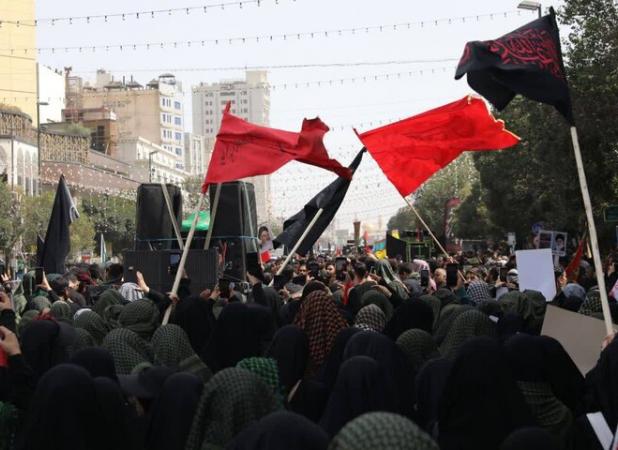 مراسم باشکوه راهپیمایی جاماندگان اربعین حسینی در زاهدان