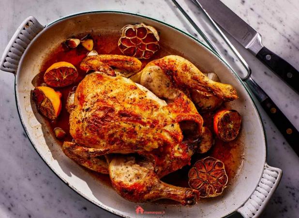 فوت‌وفن‌ گیلانی‌ها برای مرغ پرتقالی خوشمزه