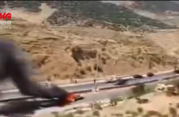 حمله پهپادی به یک دستگاه خودرو در جاده دمشق-بیروت