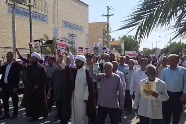 راهپیمایی «بشارت نصر» در خور و بیابانک