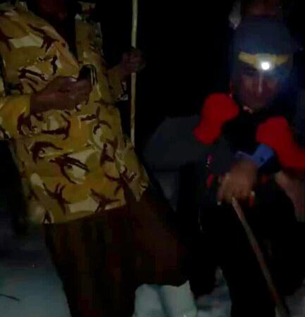 عملیات نجات جوان ۳۸ ساله توسط هلال‌احمر در ارتفاعات «گرگو» بویراحمد