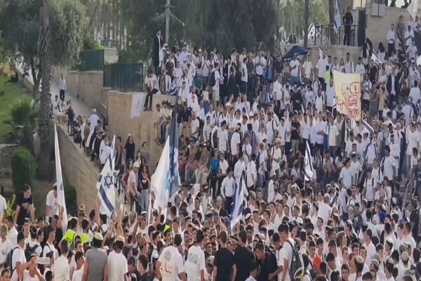 راهپیمایی تحریک آمیز «پرچم» در قدس اشغالی با حضور بن گویر+ فیلم