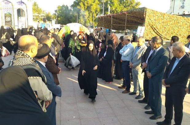 ۱۹۵ دانش آموز دختر شهرستان گناوه عازم اردوی راهیان نور شدند