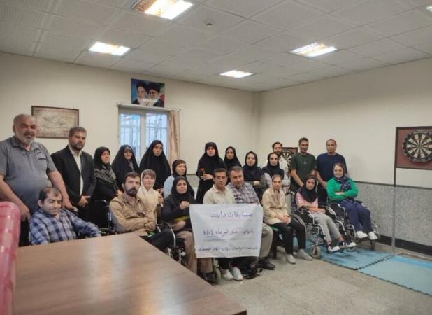 مسابقات پارادارت گرامیداشت شهدای جنگ تحمیلی در همدان برگزار شد