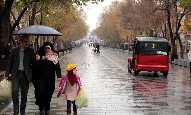 باران در نیمه جنوبی کشور و آلودگی هوای کلان‌شهرها از 11 دی