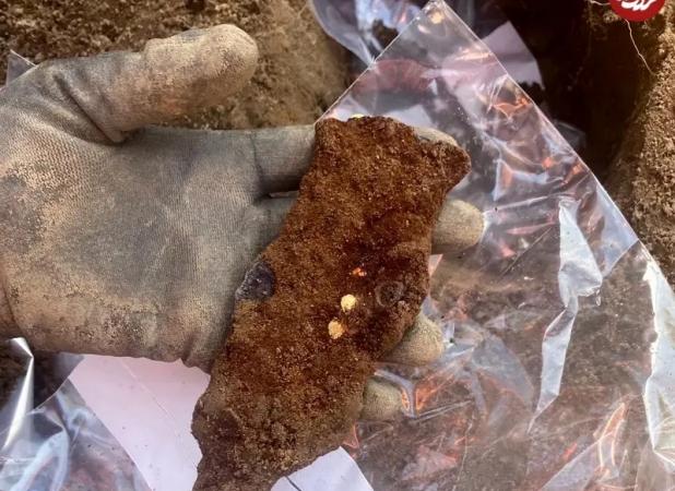 گنج نیزه‌های طلاکوب بعد از ۲۸۰۰ سال از چشمه مقدس بیرون آمد