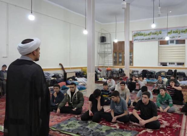 آغاز پرشور اعتکاف دانش‌آموزی در هشترود با حضور گسترده نوجوانان