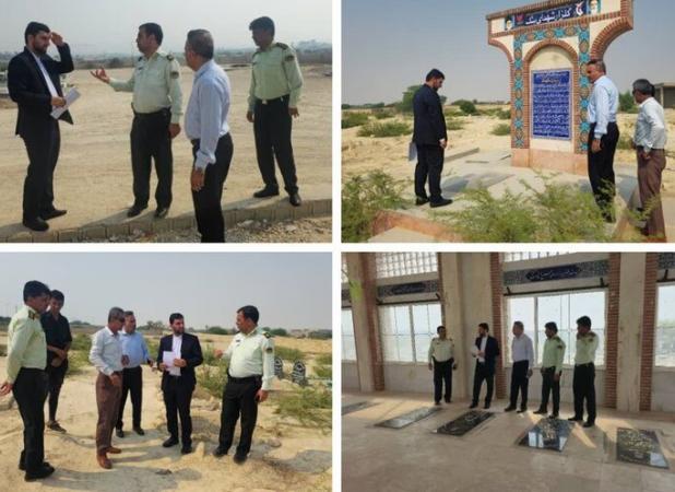 دادستان کنگان: نواقص آرامستان‌های شهر بنک رفع شود