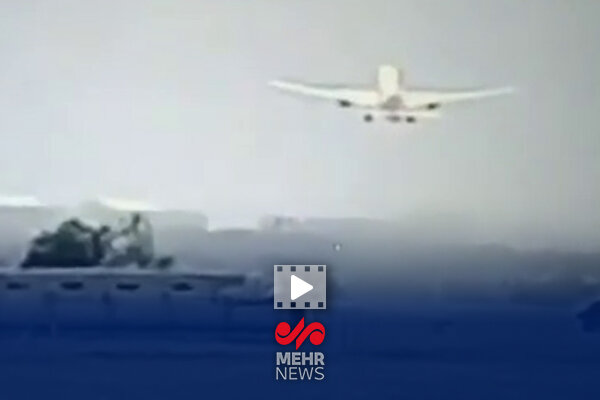 تصاویر جدیدی از لحظه برخاستن و سقوط هواپیمای هندی