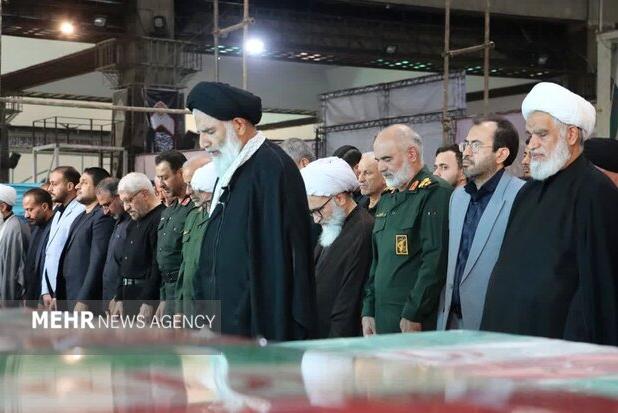 پیکر مطهر سرلشکر شهید «غلامرضا محرابی» در اهواز تشییع شد
