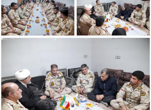 یلدای مرزی با پاسداران امنیت در نقطه صفر مرز خسروی