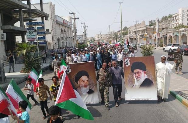 راهپیمایی جمعه خشم در میناب