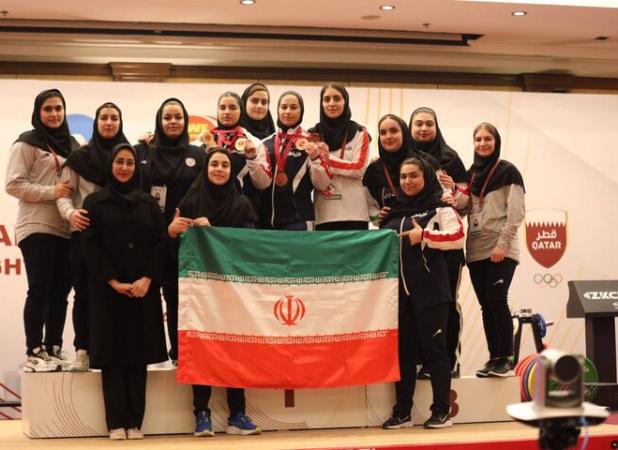 درخشش دختران وزنه‌برداری ایران در آسیا؛ شریفی قهرمان آسیا شد