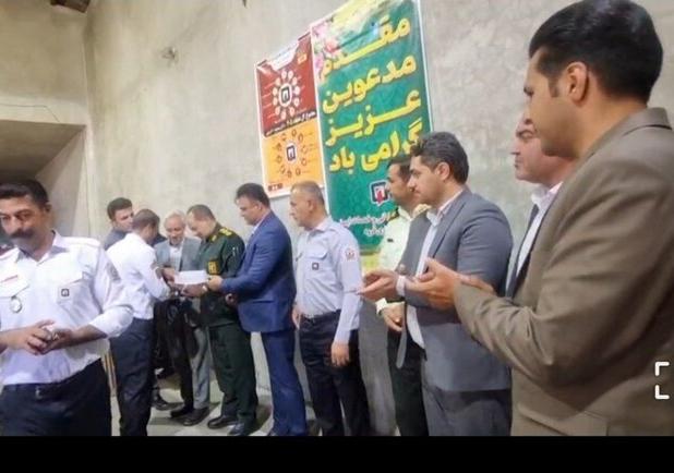 مراسم گرامیداشت روز آتش‌نشان در قروه برگزار شد