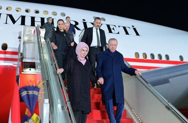 رجب طیب اردوغان به جمهوری آذربایجان سفر کرد