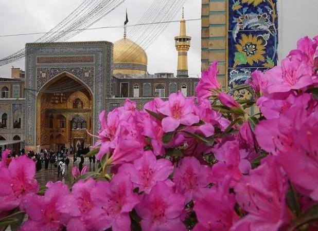 فضاآرایی و آذین بندی حرم مطهر رضوی به مناسبت عید قربان