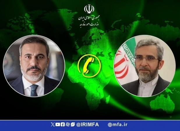 گفت‌وگوی تلفنی وزیر خارجه ترکیه با علی باقری