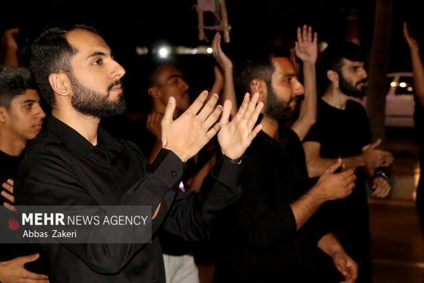 آیین عزادارای و شام غریبان حسینی در مینودشت