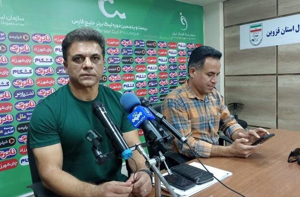سرمربی شمس‌آذر: برای کسب ۳ امتیاز برابر استقلال می‌ایستیم