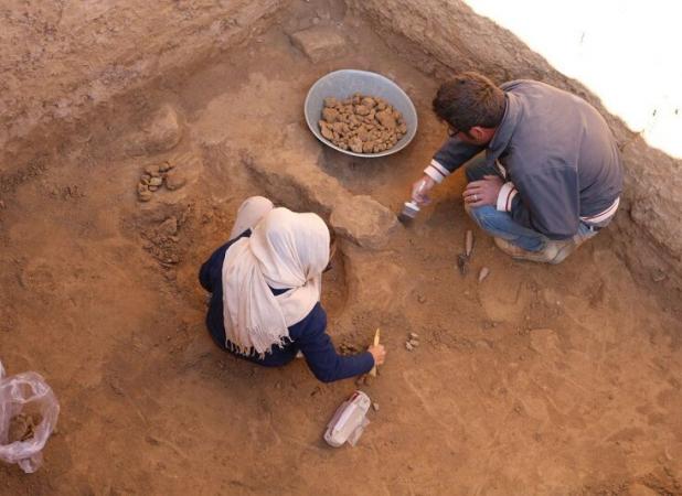 بقایای یک بنای یادمانی مربوط به دوره اشکانی کشف شد