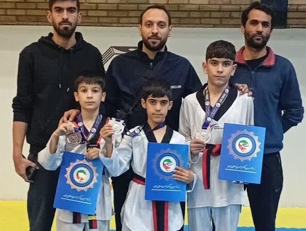درخشش تکواندوکاران قمی در رقابت‌های کشوری خردسالان