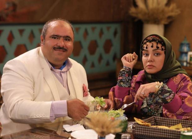 استایل مشکی شیرینِ نون خ در یک جشنواره