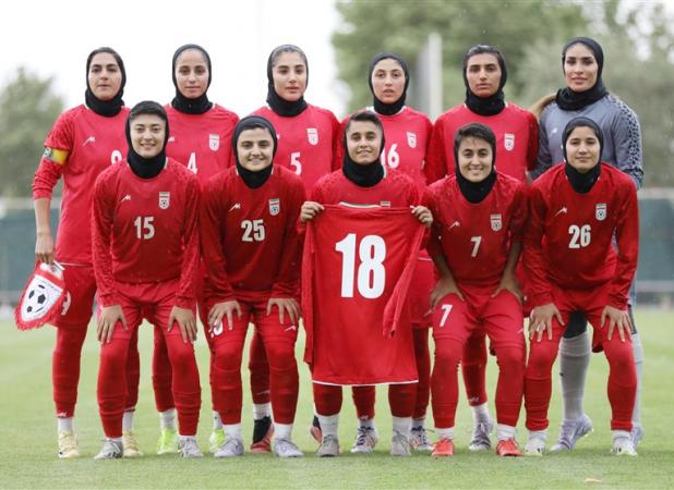 پیروزی تیم ملی فوتبال بانوان برابر عراق