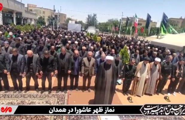 نماز ظهر عاشورا به امامت آیت‌الله شعبانی‌موثقی در همدان اقامه شد