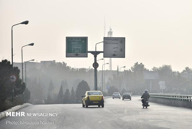 ثبت وضعیت نارنجی هوا در ۴ منطقه اصفهان
