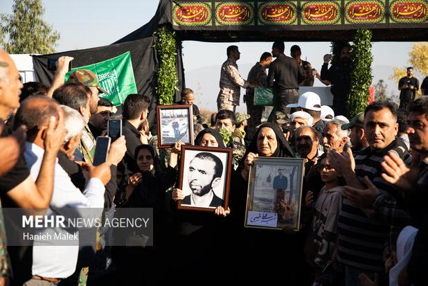 آخرین بدرقه شهید خوش‌نام در آهنگرمحله؛ مردم در وداعی عاشقانه