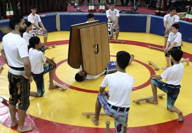 برگزاری آیین افتتاحیه ورزش پهلوانی و زورخانه‌ای باشگاه ذوب‌آهن