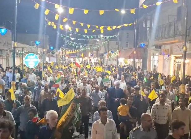مراسم پیاده روی باشکوه غدیر در خورموج