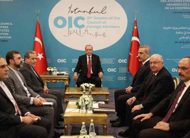 دیدار عراقچی با رجب طیب اردوغان در استانبول