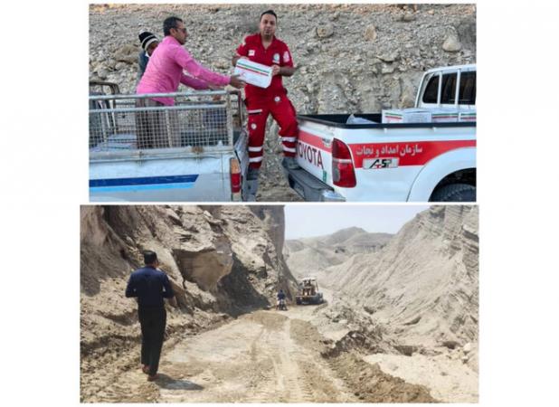 بازگشایی راه و ارسال کمک‌های امدادی به روستای صعب‌العبور شینگو خمیر