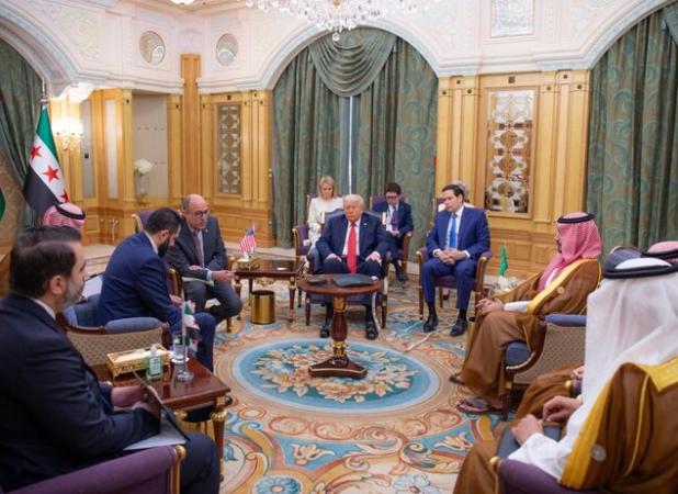 محتوای دیدار ترامپ و جولانی از زبان لیویت+ عکس