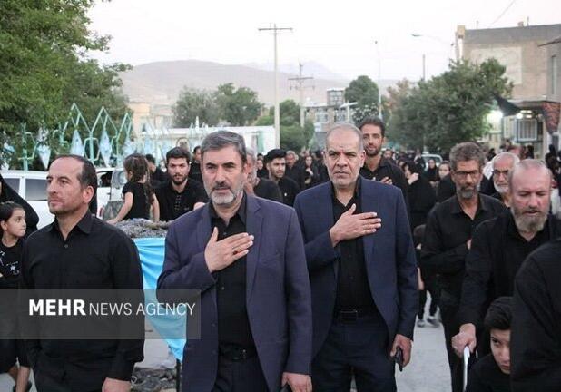 راهپیمایی مردم فریدن در اعتراض به حمله رژیم صهیونیستی به کشور