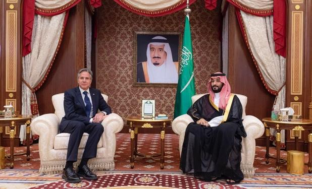 بلینکن و محمد بن‌سلمان در جده دیدار کردند