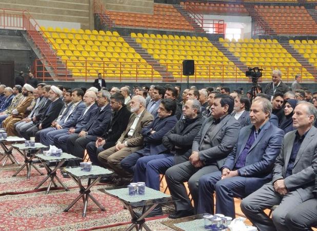 افتتاح سالن ورزشی ۶۵۰۰ نفری شهید رئیسی در مشهد