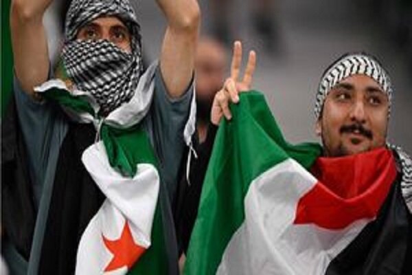 جشن پیروزی تیم فوتبال فلسطین با نام رهبران شهید مقاومت+ فیلم