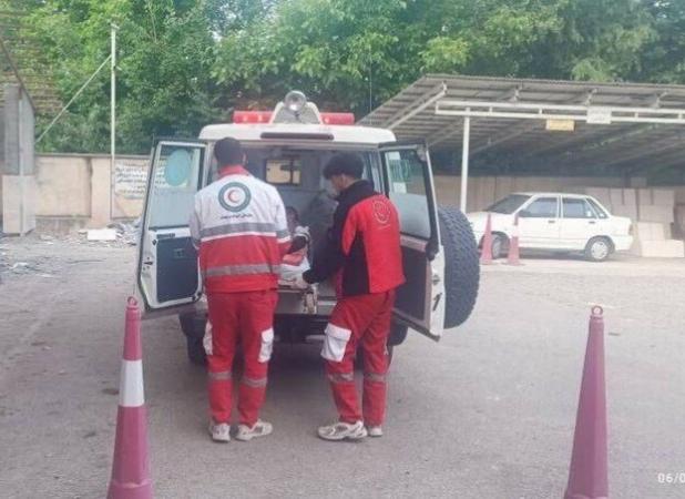 ۷ نفر بر اثر تصادف در محور عباس آباد مصدوم شدند