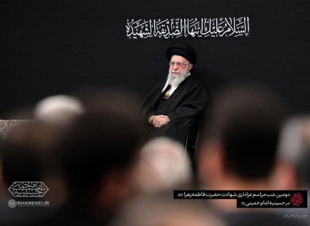 دومین شب عزاداری شهادت حضرت فاطمه زهرا(س)در حسینیه امام خمینی برگزار شد