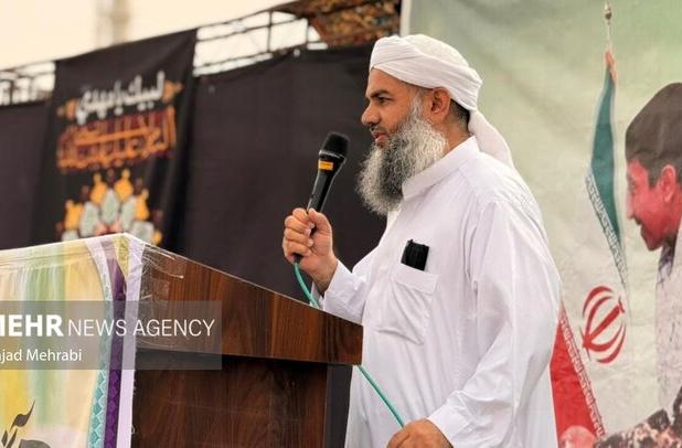 مولوی بندار:حفظ تمامیت ارضی ایران نتیجه شجاعت شهدا و رهبری حکیمانه بود