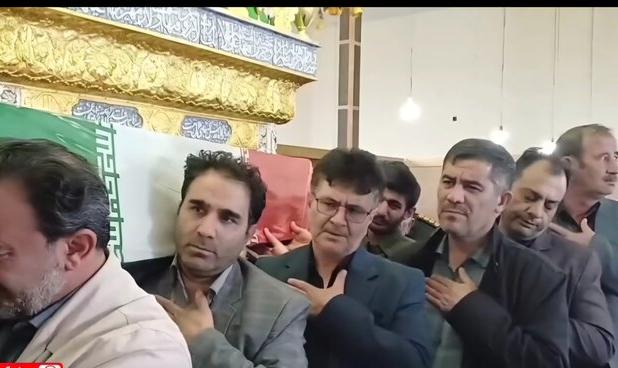 رایحه شهادت در امامزاده سید ابراهیم (ع) لاهرود معطر شد