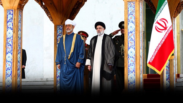 استقبال رسمی رئیس جمهور از سلطان عمان +عکس